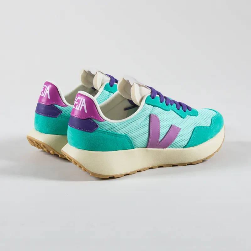 Veja Womens Paulistana Alveomesh Shoe Turquoise Mulberry-1
