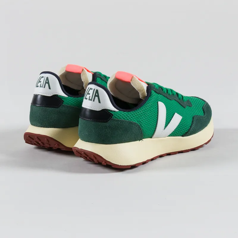 Veja Womens Paulistana Alveomesh Shoe Emeraude White-1