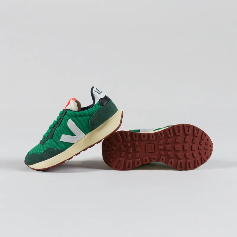 Veja Womens Paulistana Alveomesh Shoe Emeraude White-3