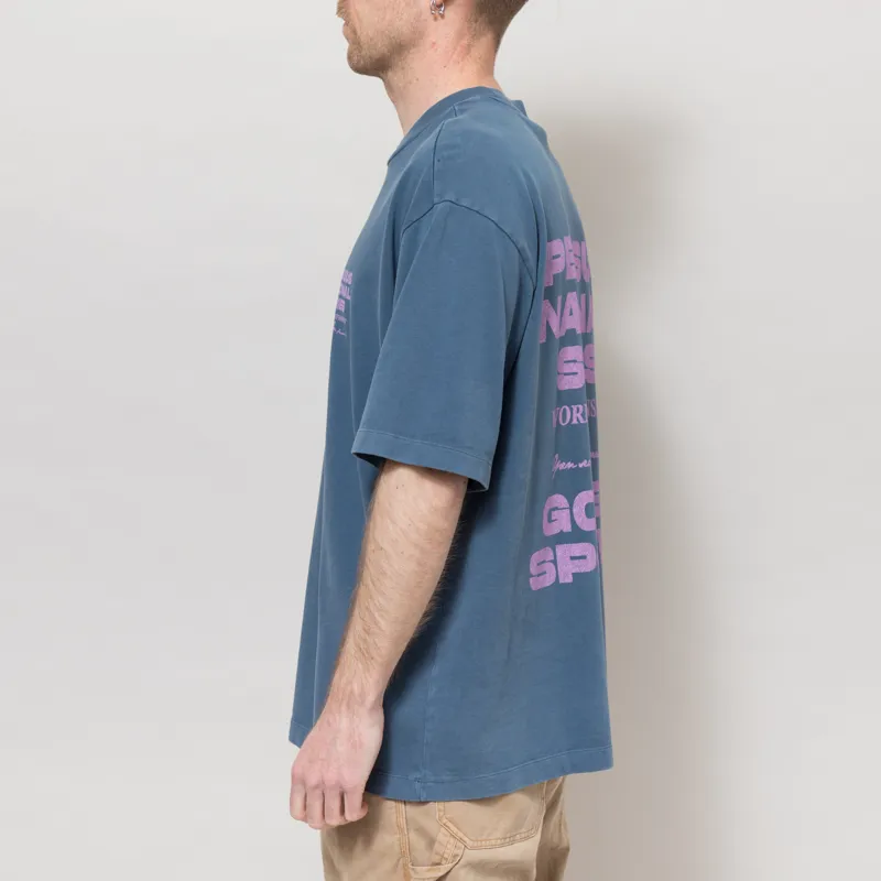 Goodies Sportive Pegasus Series T Shirt Blue Pink-1