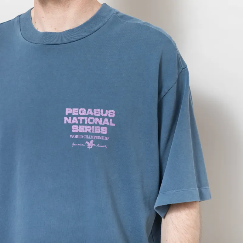 Goodies Sportive Pegasus Series T Shirt Blue Pink-5