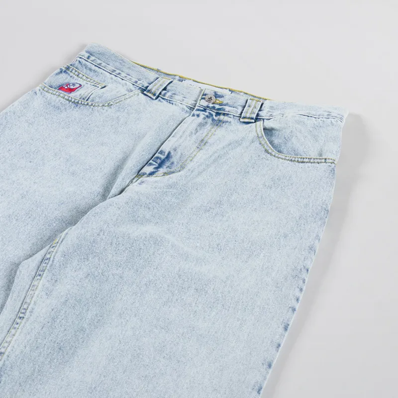 Polar Skate Co. Big Boy Jeans Light Blue OG Logo-3