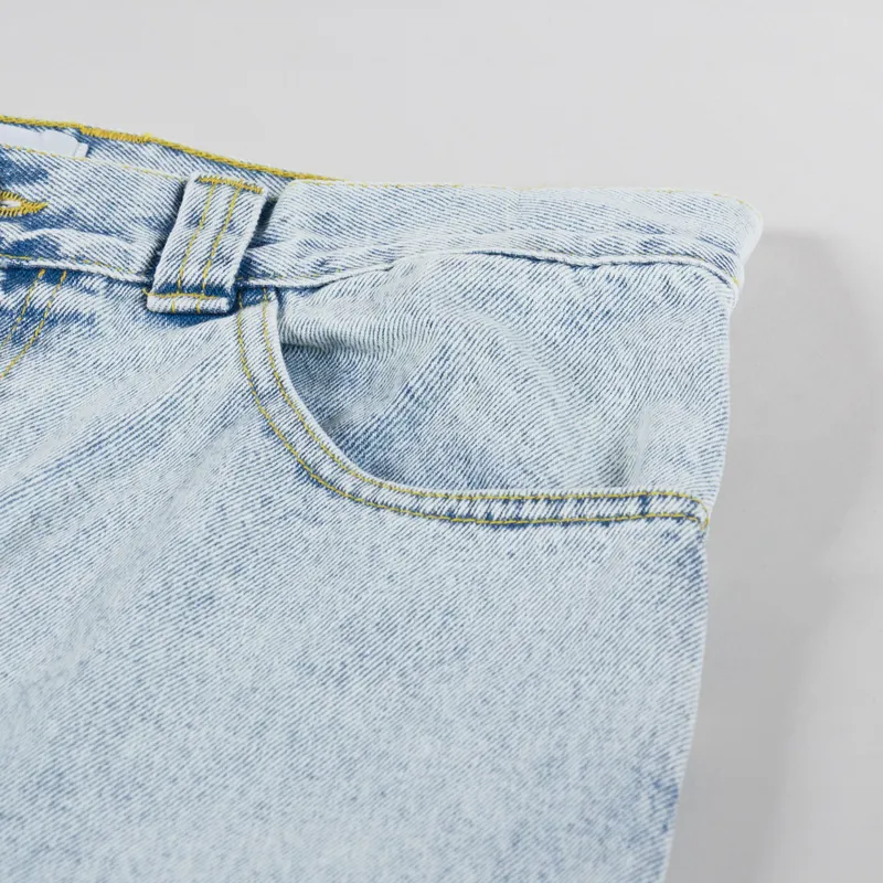Polar Skate Co. Big Boy Jeans Light Blue OG Logo-9