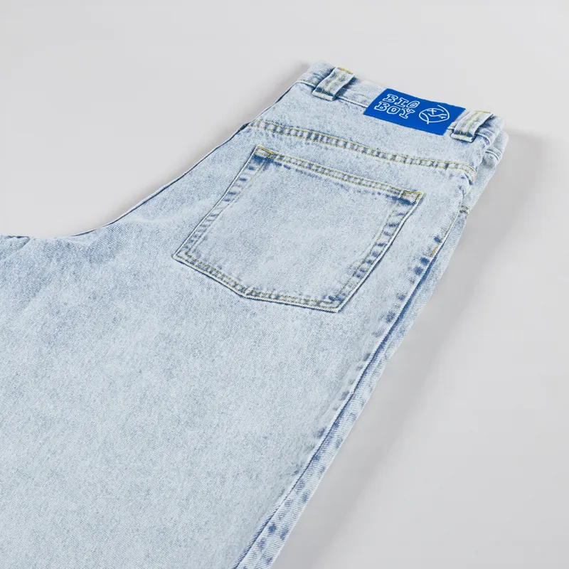 Polar Skate Co. Big Boy Jeans Light Blue OG Logo-5