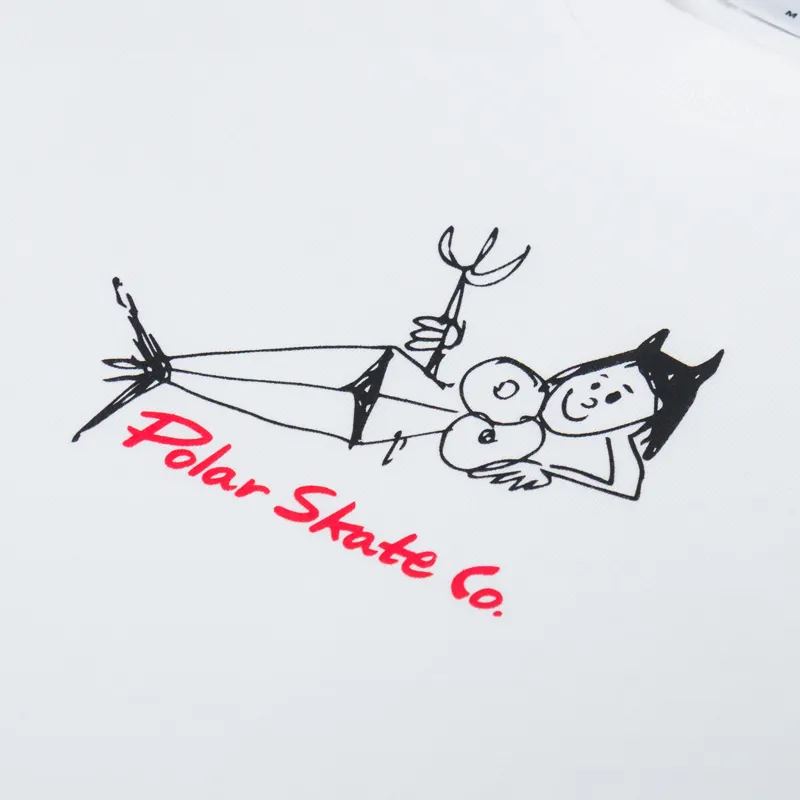 Polar Skate Co. Devil Woman T Shirt White-2