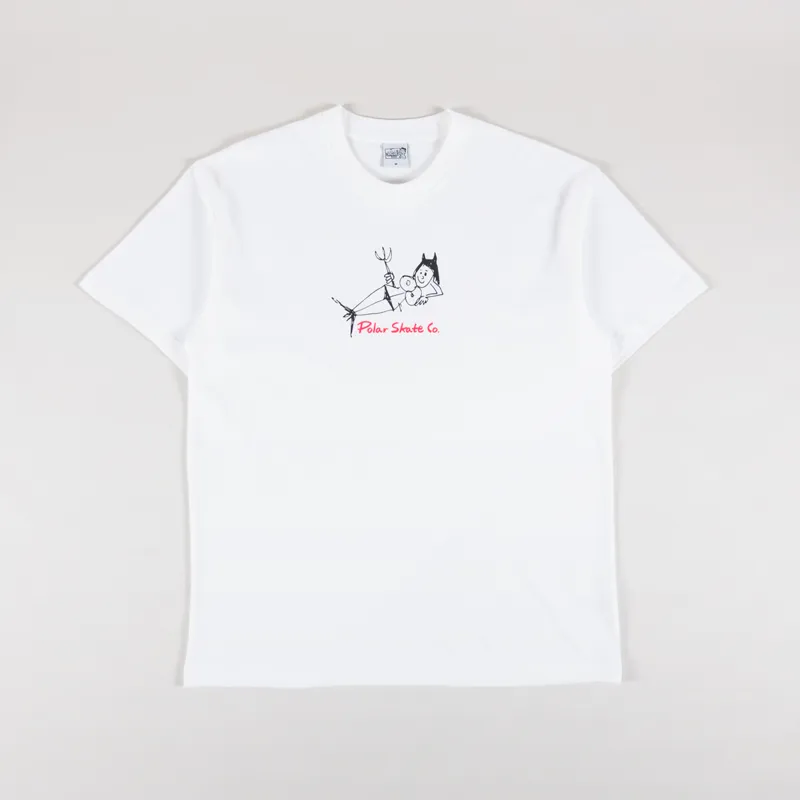 Polar Skate Co. Devil Woman T Shirt White