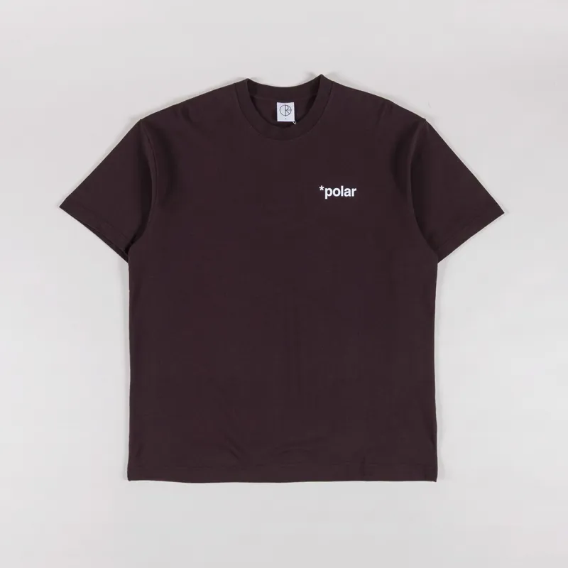 Polar Skate Co. Useless Wooden Dog T Shirt Chocolate-1