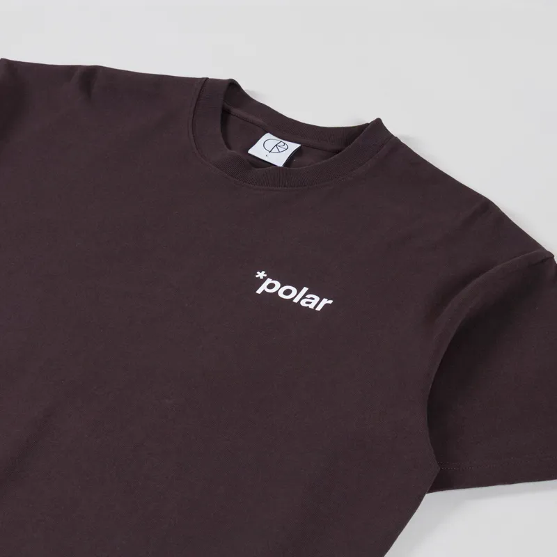 Polar Skate Co. Useless Wooden Dog T Shirt Chocolate-3