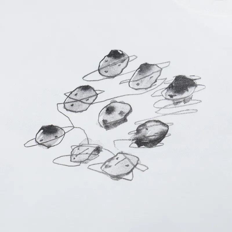 Polar Skate Co. Sequence T Shirt Cloud White-5