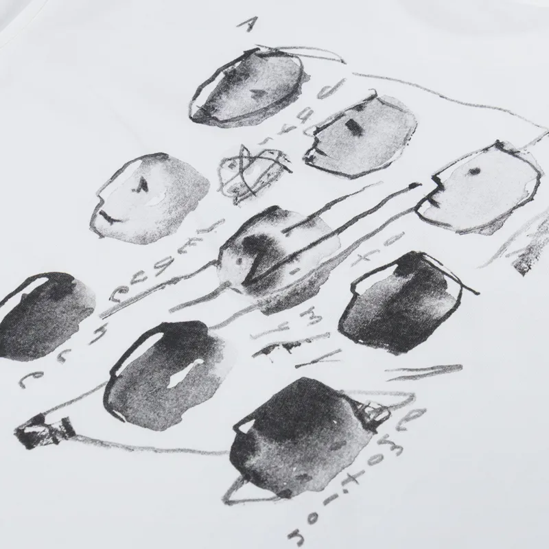 Polar Skate Co. Sequence T Shirt Cloud White-4