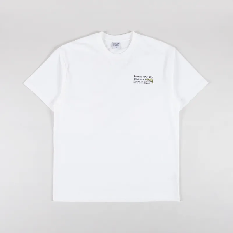 Polar Skate Co. Ray Gun T Shirt White-1
