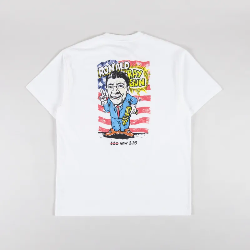 Polar Skate Co. Ray Gun T Shirt White
