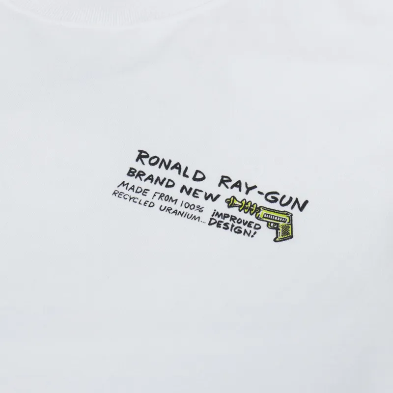 Polar Skate Co. Ray Gun T Shirt White-5