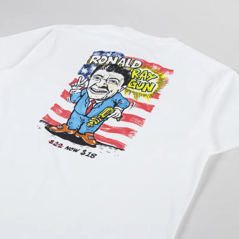 Polar Skate Co. Ray Gun T Shirt White-2