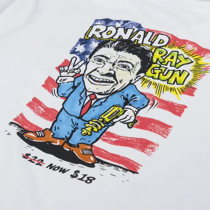 Polar Skate Co. Ray Gun T Shirt White-4