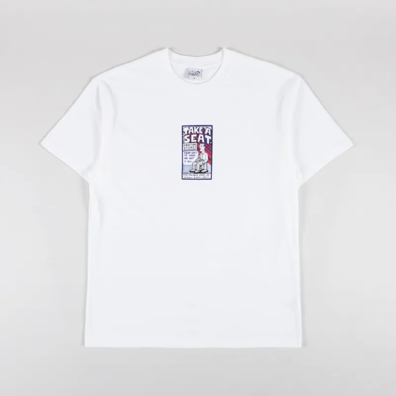 Polar Skate Co. Take A Seat T Shirt White