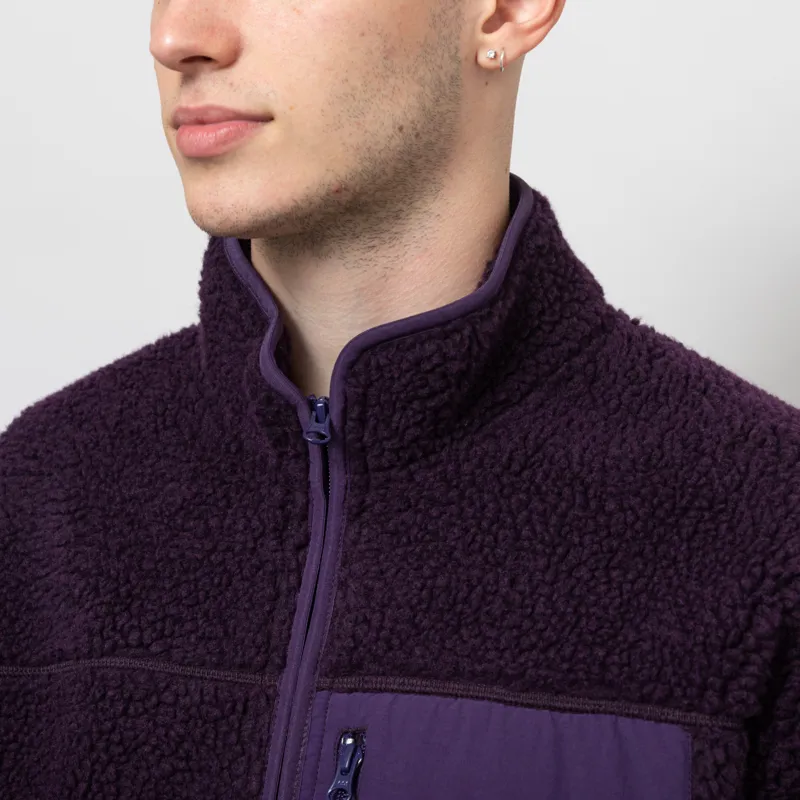 Polar Skate Co. Kiki Fleece Jacket Dark Violet -5