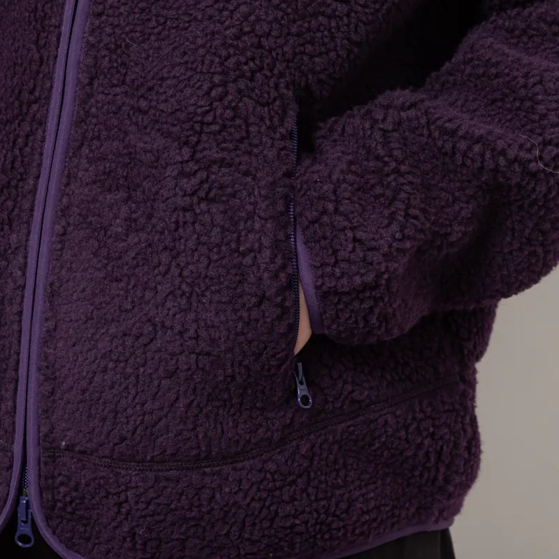 Polar Skate Co. Kiki Fleece Jacket Dark Violet -7