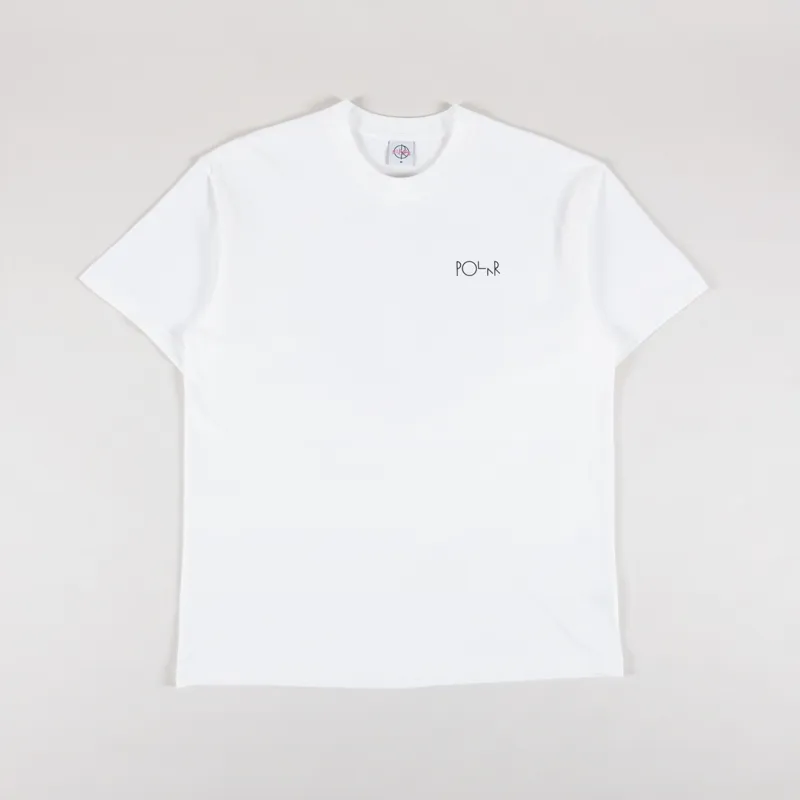 Polar Skate Co. Fill Logo T Shirt Ourselves Collage White-1