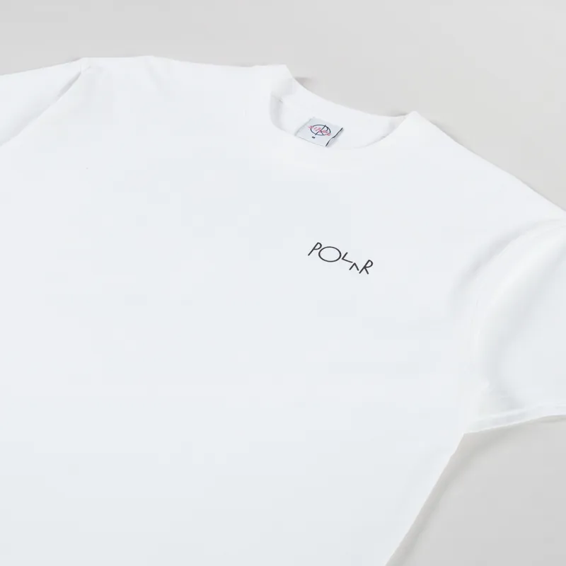 Polar Skate Co. Fill Logo T Shirt Ourselves Collage White-3