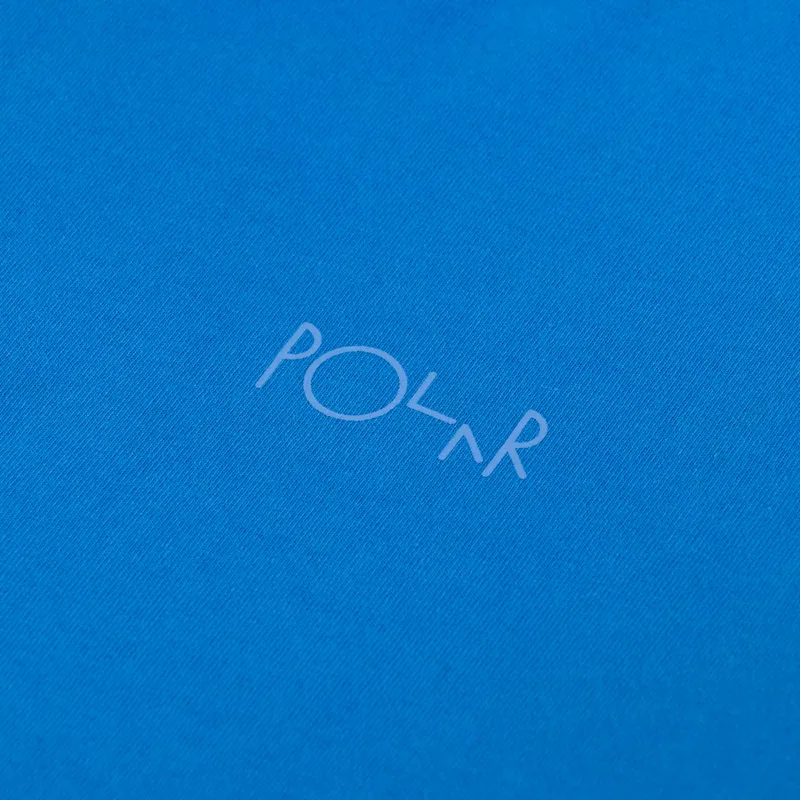 Polar Skate Co. Contrast T Shirt Stroke Logo French Blue-5