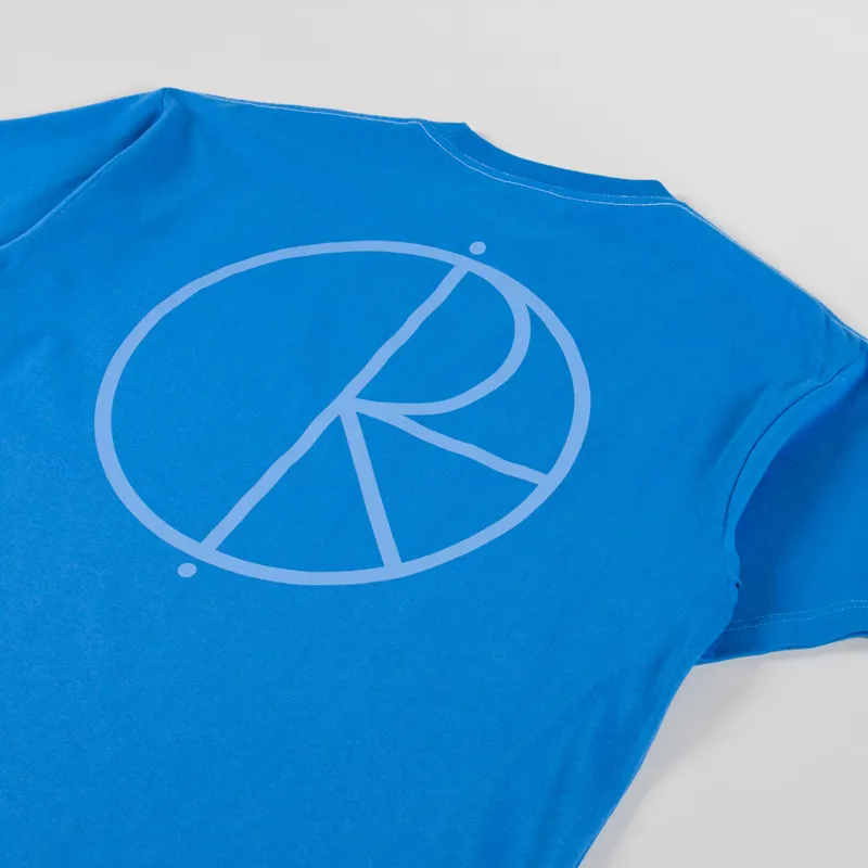Polar Skate Co. Contrast T Shirt Stroke Logo French Blue-2