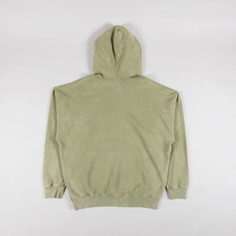 Polar Skate Co. Acid Frank Hoodie Light Green Surf Logo-1