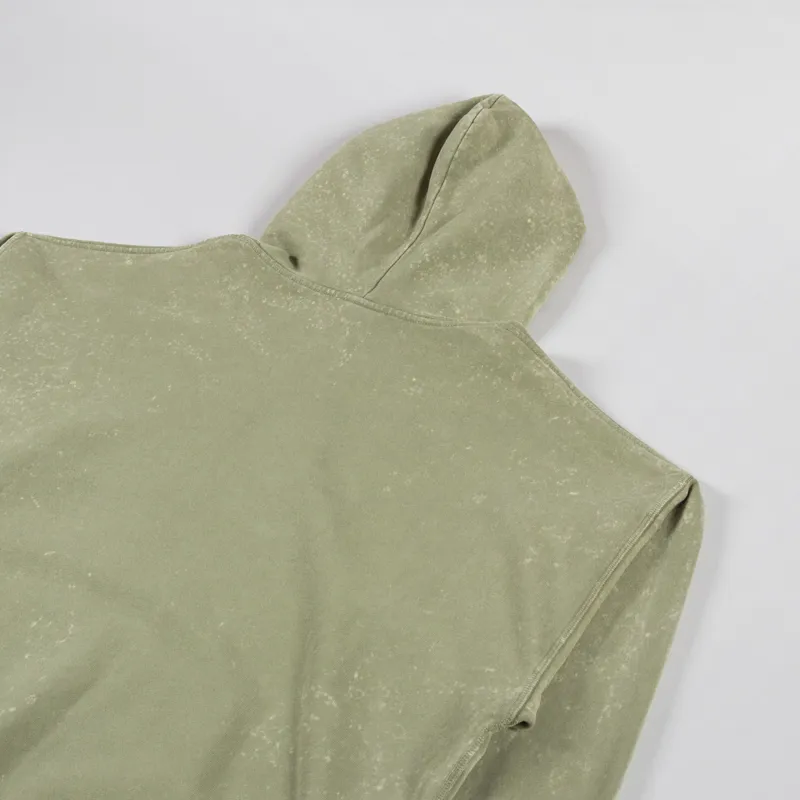 Polar Skate Co. Acid Frank Hoodie Light Green Surf Logo-3