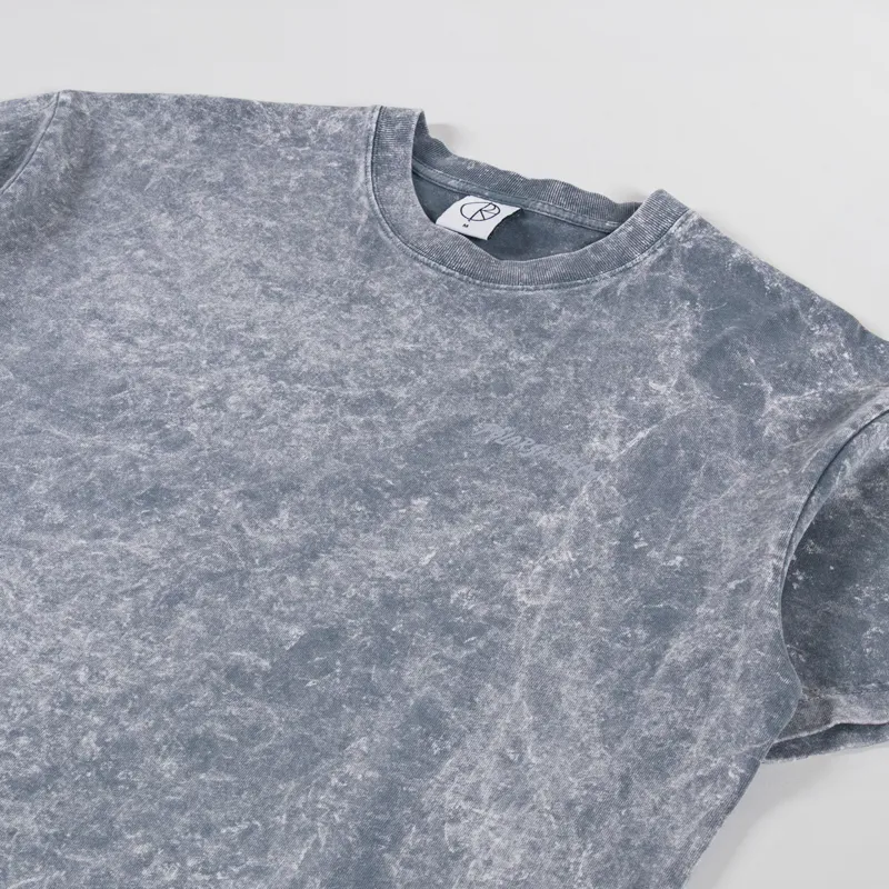 Polar Skate Co. Acid T Shirt Grey Surf Logo-1