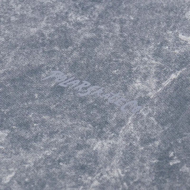 Polar Skate Co. Acid T Shirt Grey Surf Logo-2