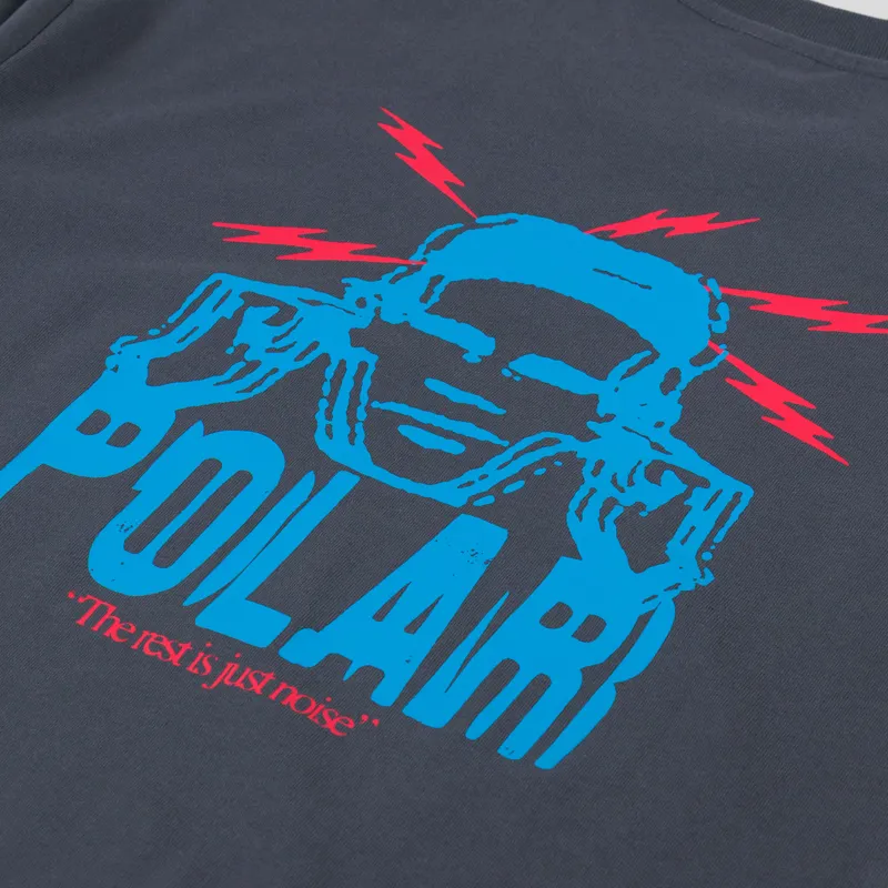 Polar Skate Co. Noise T Shirt Graphite-4