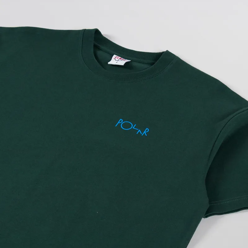 Polar Skate Co. Blah Blah Blah T Shirt Dark Green-3