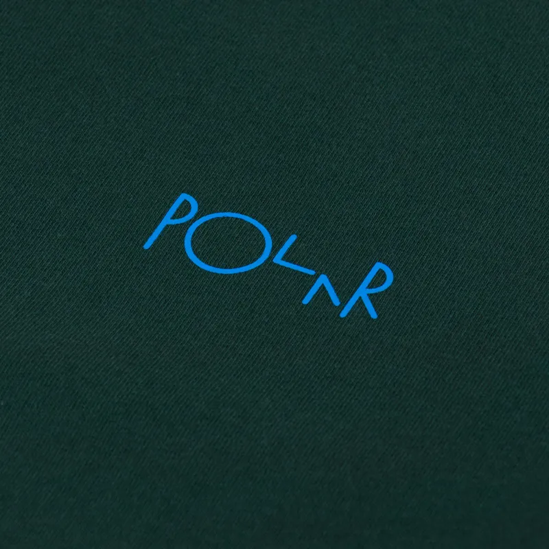 Polar Skate Co. Blah Blah Blah T Shirt Dark Green-5