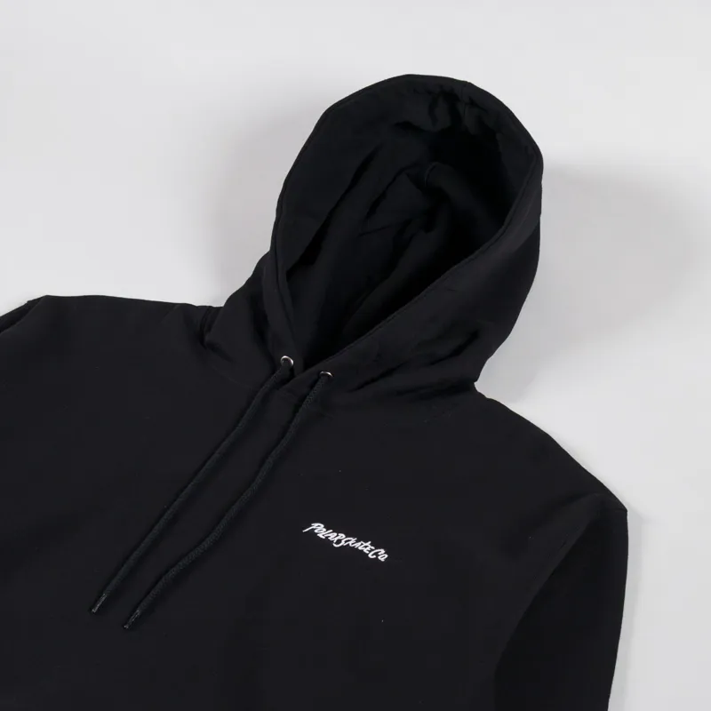 Polar Skate Co. Dave Hoodie Black Surf Logo-2