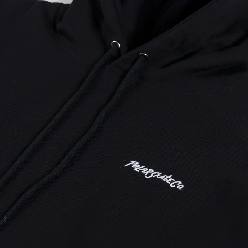 Polar Skate Co. Dave Hoodie Black Surf Logo-4