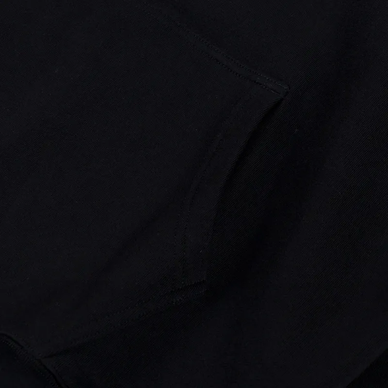 Polar Skate Co. Dave Hoodie Black Surf Logo-5