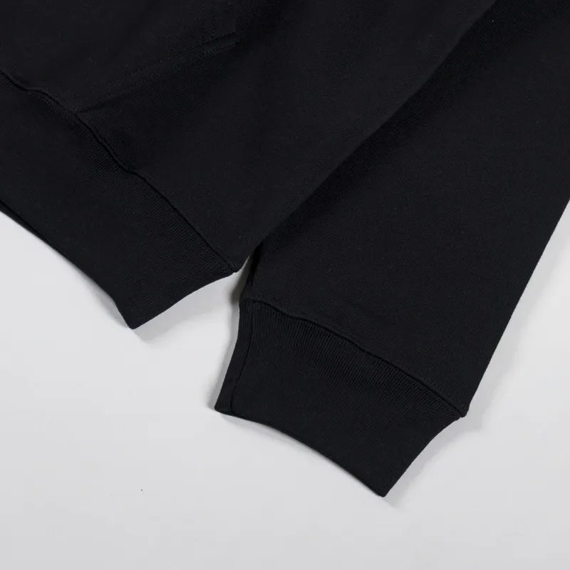 Polar Skate Co. Dave Hoodie Black Surf Logo-6