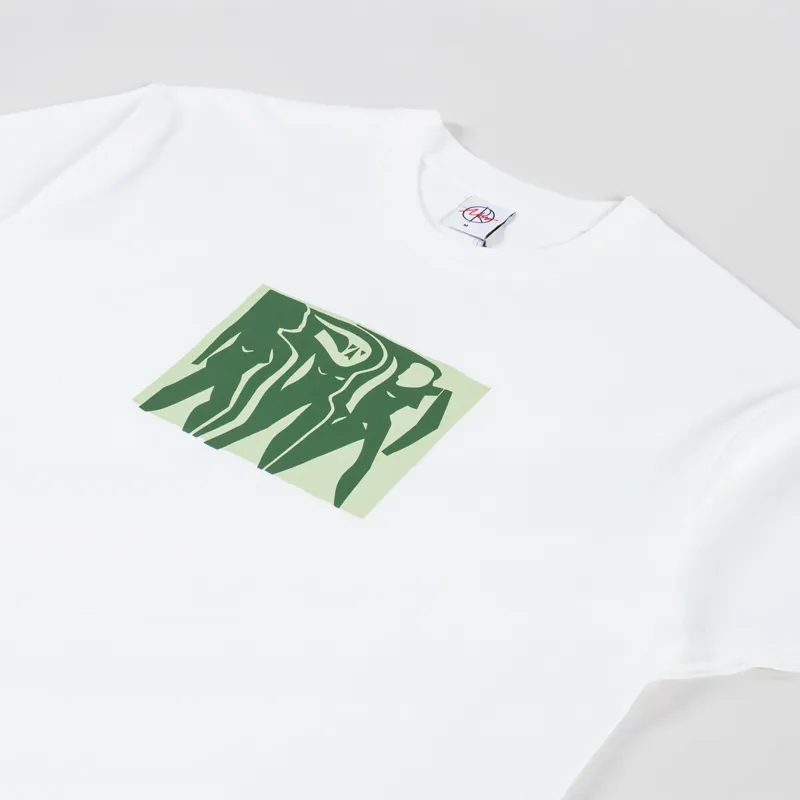 Polar Skate Co. Cut Outs T Shirt White-1