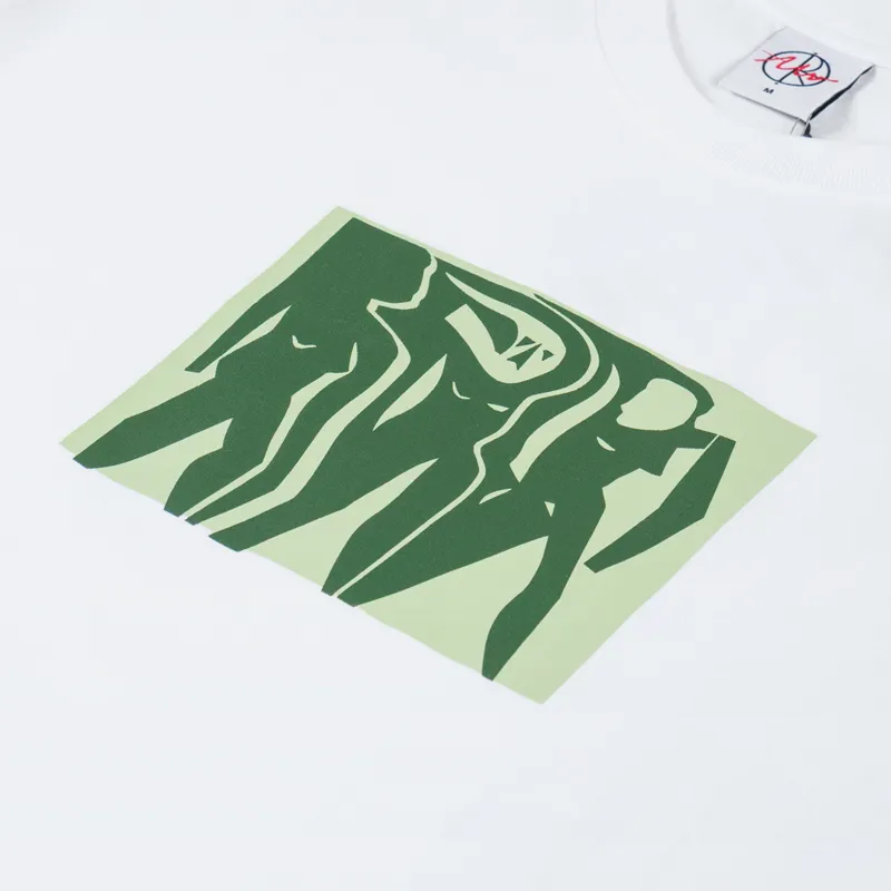 Polar Skate Co. Cut Outs T Shirt White-2
