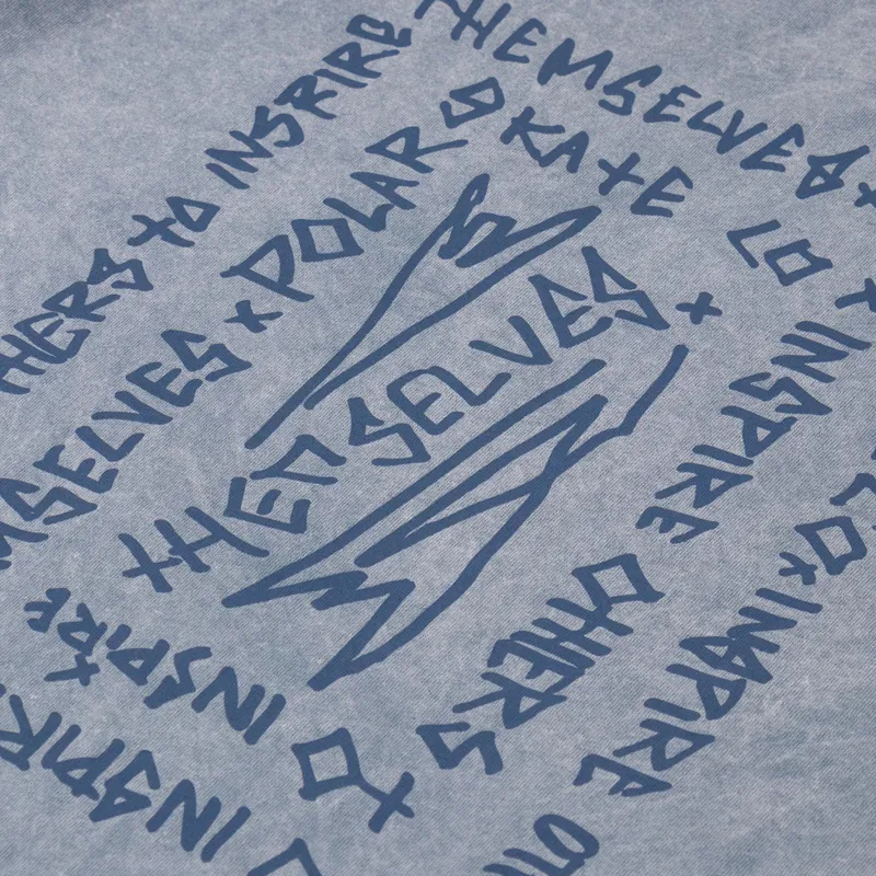 Polar Skate Co. Iotit Acid T Shirt Grey-4