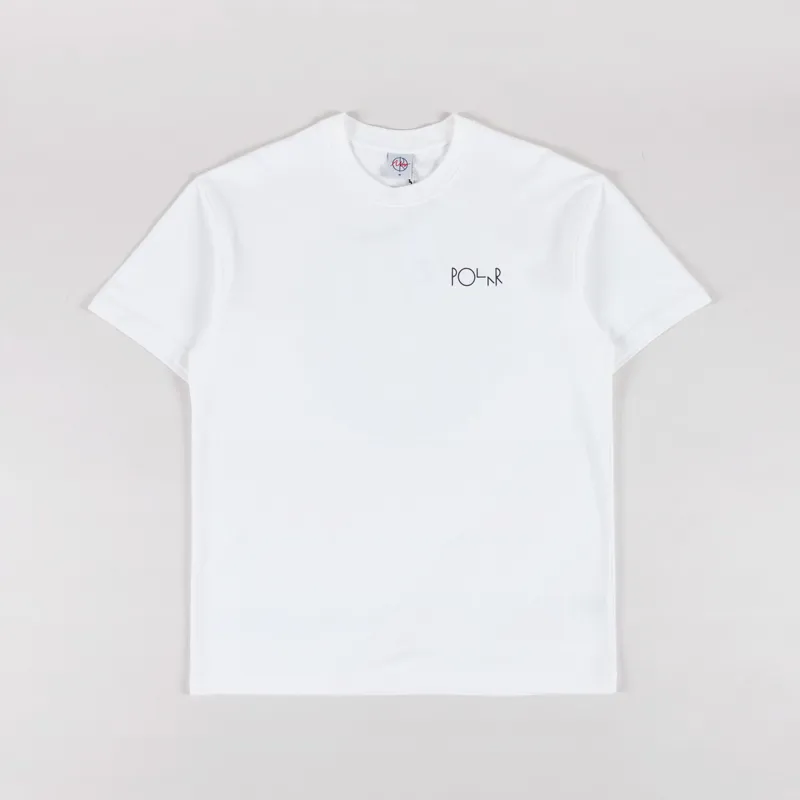 Polar Skate Co. Happy Sad T Shirt White-1