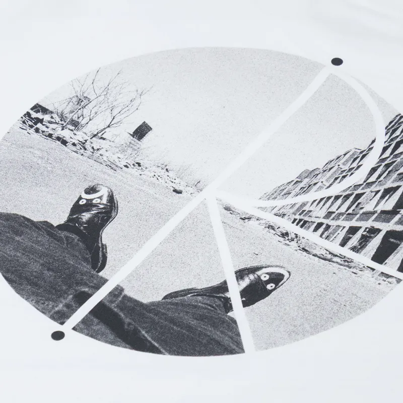 Polar Skate Co. Happy Sad T Shirt White-4