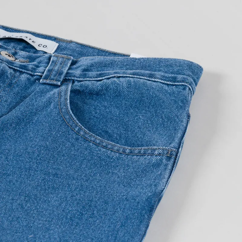 Polar Skate Co. 93! Pants Mid Blue-11