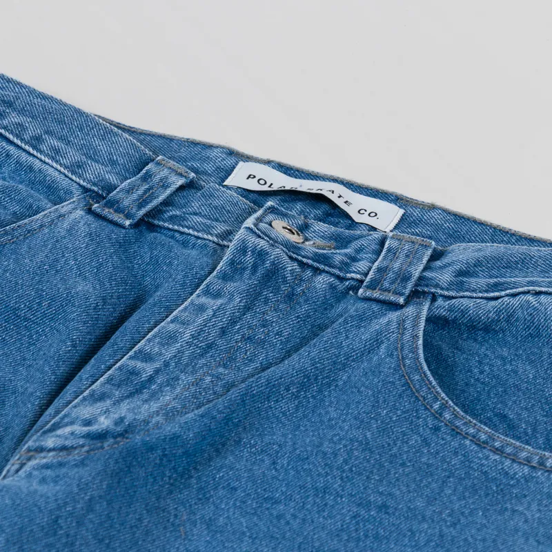 Polar Skate Co. 93! Pants Mid Blue-10