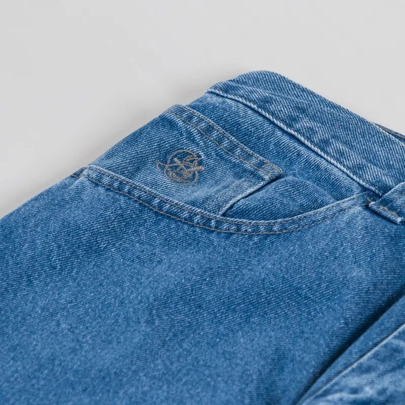 Polar Skate Co. 93! Pants Mid Blue-9