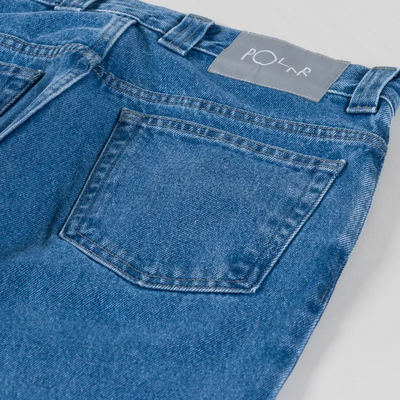 Polar Skate Co. 93! Pants Mid Blue-7