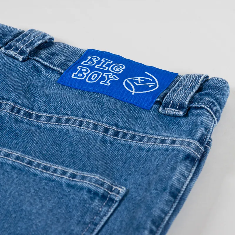 Polar Skate Co. Big Boy Work Pants Blue Wash-7