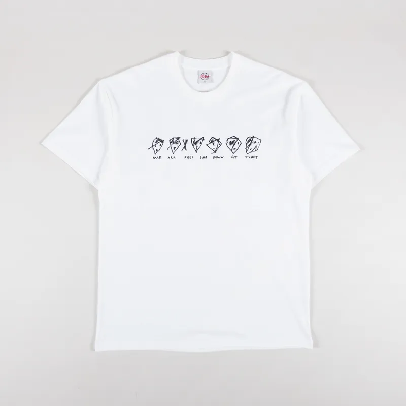 Polar Skate Co. Sad At Times T Shirt White-1