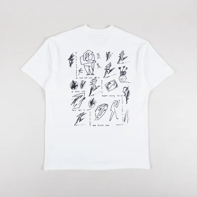 Polar Skate Co. Sad At Times T Shirt White