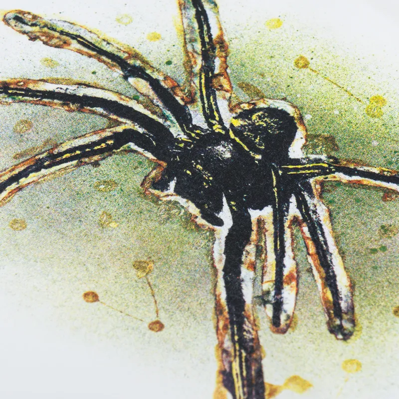 Polar Skate Co. Green Spider T Shirt White-4